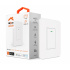 Nexxt Solutions Interruptor de Luz Inteligente NHE-S300 de 3 Vías, 1 Botón, WiFi, Blanco  1