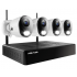 Night Owl Kit de Vigilancia WM-BTWN81-2-4L de 4 Cámaras IP Bullet WiFi con Grabadora de 10 Canales  1