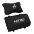Nitro Concepts Silla Gamer S300, hasta 135kg, Negro/Blanco  9