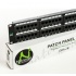 Nitrotel Panel de Parcheo Cat5e, 48 Puertos RJ-45, 2U, Negro  1