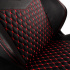 Noblechair Silla Gamer HERO, hasta 150Kg, Negro/Rojo  2