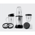 NutriBullet Magic Bullet Pulverizador de Alimentos, Negro/Plata  1