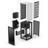 Gabinete NZXT H1 con Ventana, Midi-Tower, Mini-ITX, USB 3.1, incluye Fuente de 650W, Blanco  7