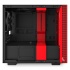 Gabinete NZXT H210i Matte Black Red con Ventana RGB, Mini Tower, Mini-ITX, USB 3.2, sin Fuente, 2 Ventiladores Aer F Instalados, Negro/Rojo  10