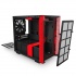 Gabinete NZXT H210i Matte Black Red con Ventana RGB, Mini Tower, Mini-ITX, USB 3.2, sin Fuente, 2 Ventiladores Aer F Instalados, Negro/Rojo  4