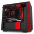 Gabinete NZXT H210i Matte Black Red con Ventana RGB, Mini Tower, Mini-ITX, USB 3.2, sin Fuente, 2 Ventiladores Aer F Instalados, Negro/Rojo  7