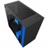 Gabinete NZXT H400 con Ventana, Mini-Tower, Mini-ITX/MicroATX, USB 3.0, sin Fuente, Negro/Azul  2