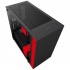 Gabinete NZXT H400 con Ventana, Mini-Tower, Mini-ITX/MicroATX, USB 3.0, sin Fuente, Negro/Rojo  3