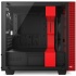 Gabinete NZXT H400 con Ventana, Mini-Tower, Mini-ITX/MicroATX, USB 3.0, sin Fuente, Negro/Rojo  5