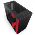 Gabinete NZXT H400i con Ventana RGB, Tower, Micro-ATX/Mini-ITX, USB 3.0, sin Fuente, Negro/Rojo  3