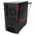 Gabinete NZXT H510i con Ventana, Midi-Tower, ATX/Micro-ATX/Mini-ATX, sin Fuente, 2 Ventiladores Aer F Instalados, Negro/Rojo  9