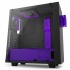 Gabinete NZXT S340 Elite Matte con Ventana, Full-Tower, ATX/Micro-ATX/Mini-ATX, USB 2.0/3.0, sin Fuente, Negro/Púrpura