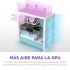 Gabinete NZXT H5 FLOW, Midi-Tower, ATX/EATX/Micro-ATX/Mini-ITX, USB 3.0, sin Fuente, 2 Ventiladores Instalados, Blanco  7