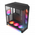 Gabinete NZXT H6 RGB+, Midi-Tower, ATX/Micro-ATX/ITX, USB 3.0, sin Fuente, 7 Ventiladores Instalados, Negro