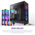 Gabinete NZXT H9 Flow RGB+, Midi-Tower, ATX/EATX/Micro-ATX/Mini-ITX, USB 3.0, sin Fuente, 7 Ventiladores Instalados, Negro  3
