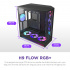 Gabinete NZXT H9 Flow RGB+, Midi-Tower, ATX/EATX/Micro-ATX/Mini-ITX, USB 3.0, sin Fuente, 7 Ventiladores Instalados, Negro  11
