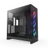 Gabinete NZXT H9 Flow RGB, Midi-Tower, ATX/EATX/Micro-ATX/Mini-ITX, USB 3.0, sin Fuente, 4 Ventiladores Instalados, Negro  1