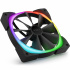Ventilador NZXT Aer RGB 2, 140mm, 500 - 1500RPM, Negro - 2 Piezas  3