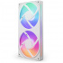 Ventilador NZXT F240 RGB Core, 2x 120mm, 2400RPM, RGB, Blanco   2