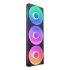 Ventilador NZXT F420 RGB Core, 3x 140mm, 2000RPM, RGB, Negro  1