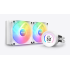 NZXT Kraken Elite 240 RGB Enfriamiento Líquido para CPU, 2x 120mm, 500 - 1500RPM, Blanco  1