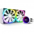 NZXT Kraken X63 RGB Enfriamiento Líquido para CPU, 2x 140mm, hasta 1500RPM, Blanco