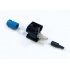OCC Conector de Fibra Óptica ST Xpress Ultra Prepulido, Azul/Negro