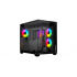 Gabinete Ocelot Gaming A-CUBE 1, Midi-Tower, ATX/Micro-ATX/Mini-ITX, USB 2.0/3.0, sin Fuente, 3 Ventiladores Instalados, Negro  1