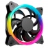 Ventilador Ocelot Gaming OGF01 RGB (No Controlable), 120mm, 1200RPM, Negro  1