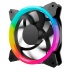 Ventilador Ocelot Gaming OGF01 RGB (No Controlable), 120mm, 1200RPM, Negro  2