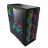 Gabinete Ocelot Gaming OGMC02, Midi-Tower, ATX/Micro-ATX/Mini-ITX, USB 2.0/3.0, sin Fuente, sin Ventiladores Instalados, Negro   3