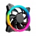 Ventilador Ocelot Gaming OGPF01 RGB, 120mm, 1200RPM, Negro - 3 Piezas  2