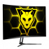 Monitor Gamer Curvo Ocelot Gaming OM-C24 LED 23.6", Full HD, 165Hz, FreeSync, HDMI, Negro  3