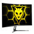 Monitor Gamer Curvo Ocelot Gaming OM-C24 LED 23.6", 1920x1080 Full HD, FreeSync, 165Hz, HDMI/DisplayPort, Negro   3