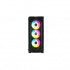 Gabinete Ocelot Gaming POLYGON-E5, Midi-Tower, ATX/Micro-ATX/Mini-ITX, USB 2.0/3.0, sin Fuente, 4 Ventiladores Instalados, Negro
