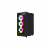 Gabinete Ocelot Gaming POLYGON-E5, Midi-Tower, ATX/Micro-ATX/Mini-ITX, USB 2.0/3.0, sin Fuente, 4 Ventiladores Instalados, Negro - Imagen adicional 4