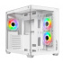 Gabinete Ocelot Gaming W-CUBE 2, Midi-Tower, ATX/Micro-ATX/Mini-ITX, USB 2.0/3.0, sin Fuente, 3 Ventiladores Instalados, Blanco