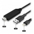 OEM  Adaptador Lightning HDMI Macho - USB Macho, Negro, para iPhone/iPad  2