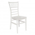 Offiho Silla FESTINA, Respaldo duro, Blanco