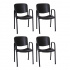 Offiho Silla NOVAISOCB, Respaldo duro, Negro