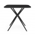 Offiho Mesa Fija Tonnati, 80cm x 80cm, Negro
