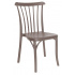 Offiho Silla NORDIKCA, Respaldo duro, Café