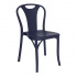 Offiho Silla BISTROTN, Respaldo duro, Negro