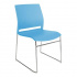 Offiho Silla DELTA, Respaldo duro, Azul