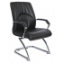 Offiho Silla CIANI, Respaldo acolchado, Negro