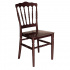 Offiho Silla VERSALLES, Respaldo duro, Café