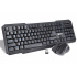 Kit de Teclado y Mouse ONE EKM-850, Inalámbrico, USB, Negro (Inglés)