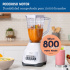 Oster Licuadora BLSTKAPWPB, 1.2 Litros, 800W, 2 Velocidades, Blanco - Imagen adicional 5
