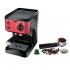 Oster Cafetera Espresso y Cappuccino BVSTECMP65R, Negro/Rojo  2