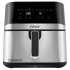 Oster Freidora de Aire CKSTAF75DSSD, 7.5L, 1700W, 200 °C, Negro/Plata